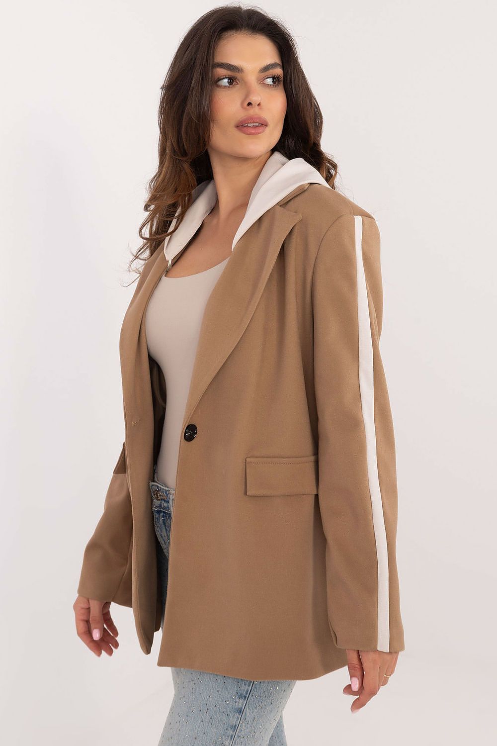   Marynarka Model DHJ-MA-A8398.14X Camel - Italy Moda 