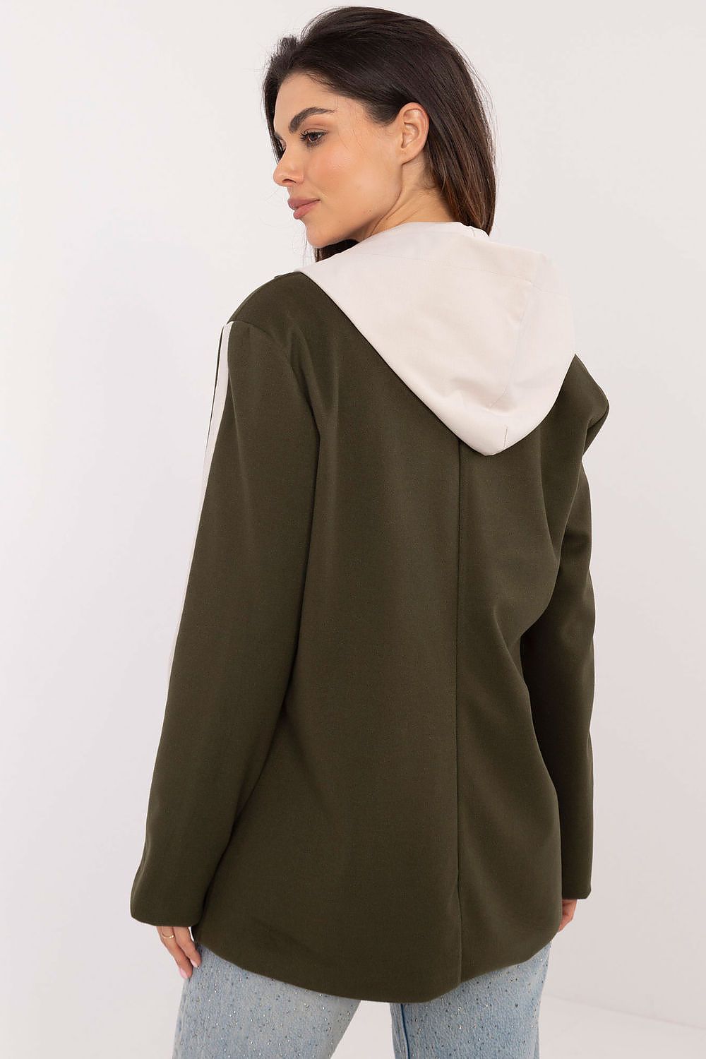   Marynarka Model DHJ-MA-A8398.14X Khaki - Italy Moda 