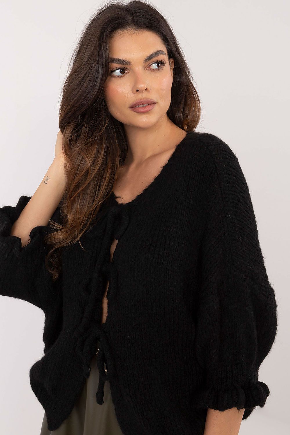  Sweter Damski Model MI-SW-2911.91 Black - Italy Moda 