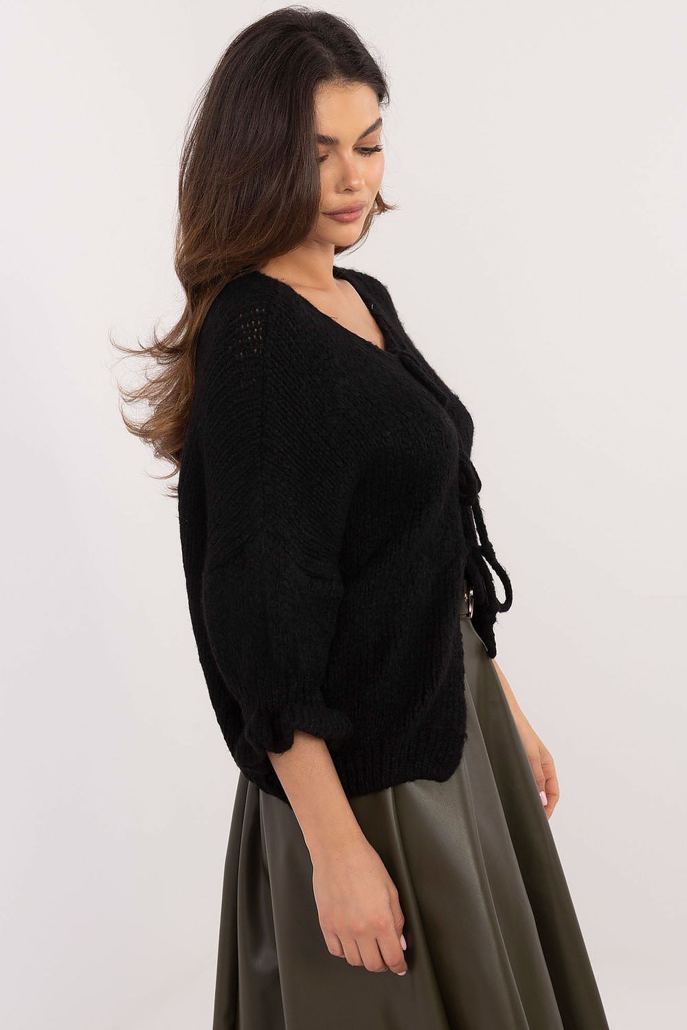  Sweter Damski Model MI-SW-2911.91 Black - Italy Moda 