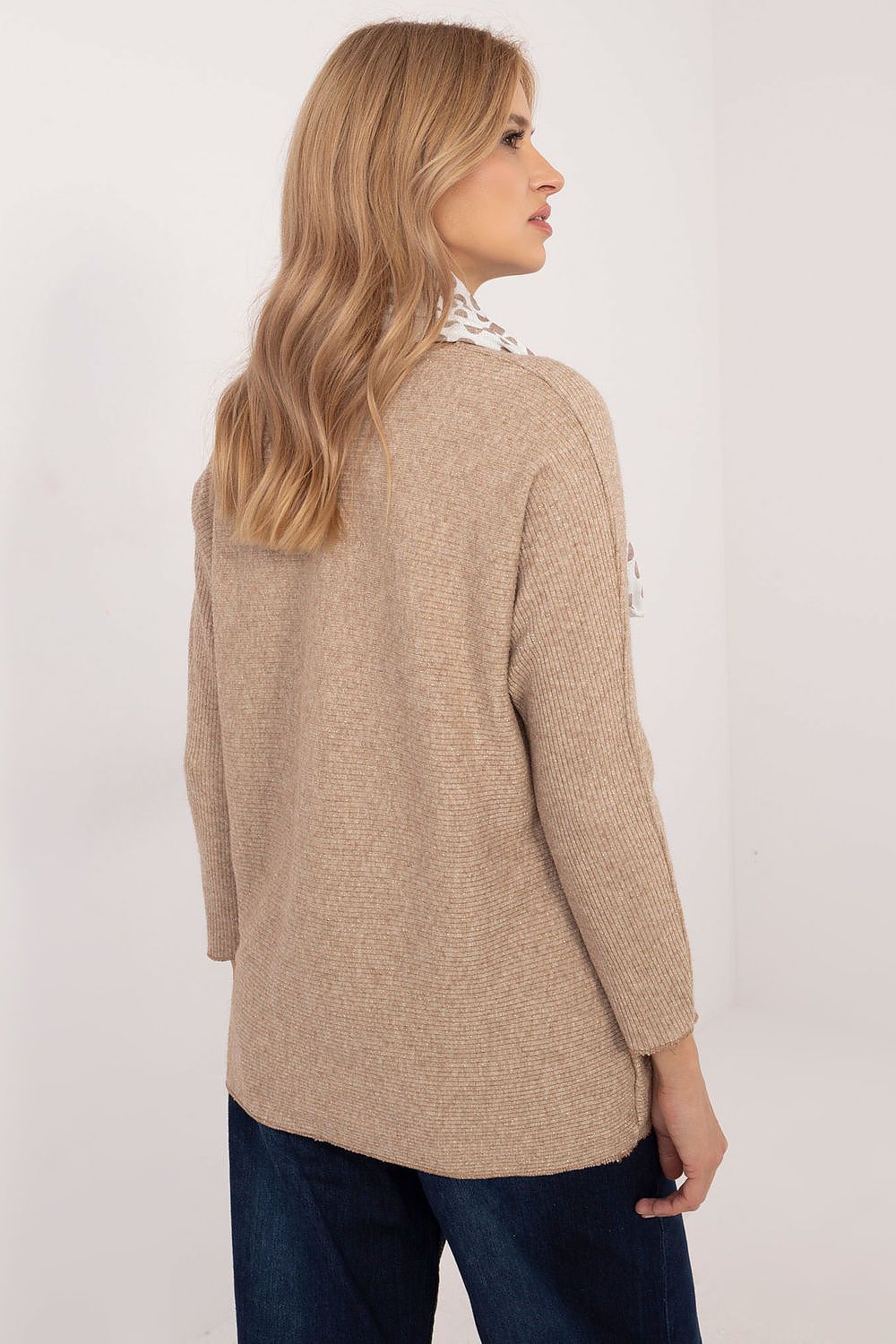   Sweter Damski Model DHJ-BZ-19226.91 Camel - Italy Moda 