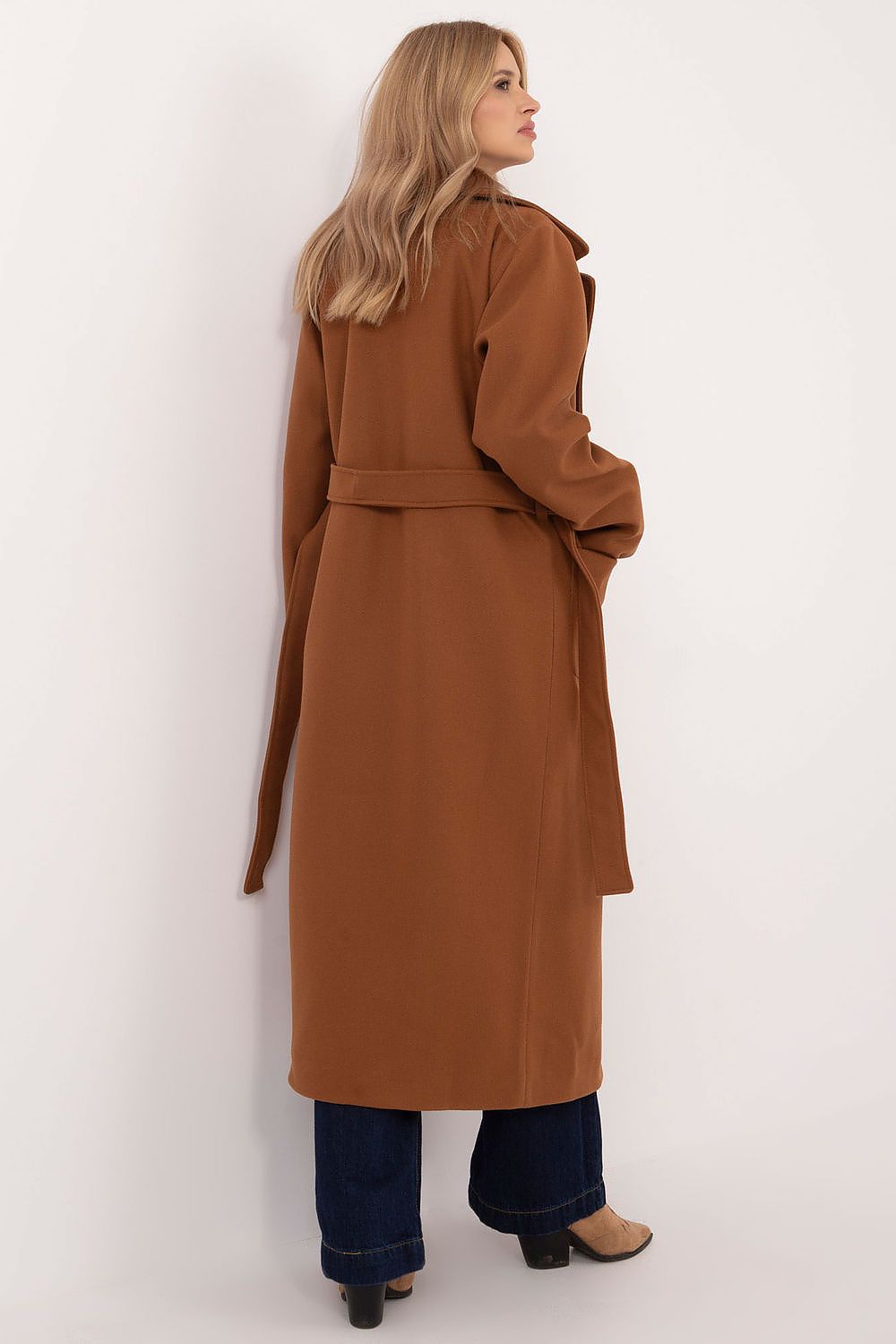  Płaszcz Damski Model LK-PL-509786.99 Light Brown - Lakerta 