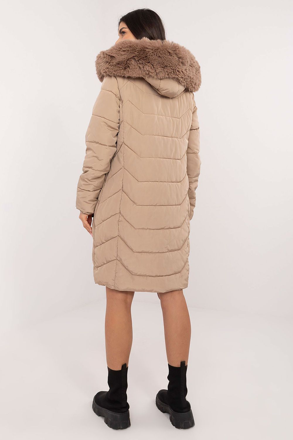   Kurtka Damska Model SK-KR-HH-2408.52P Beige - Factory Price 