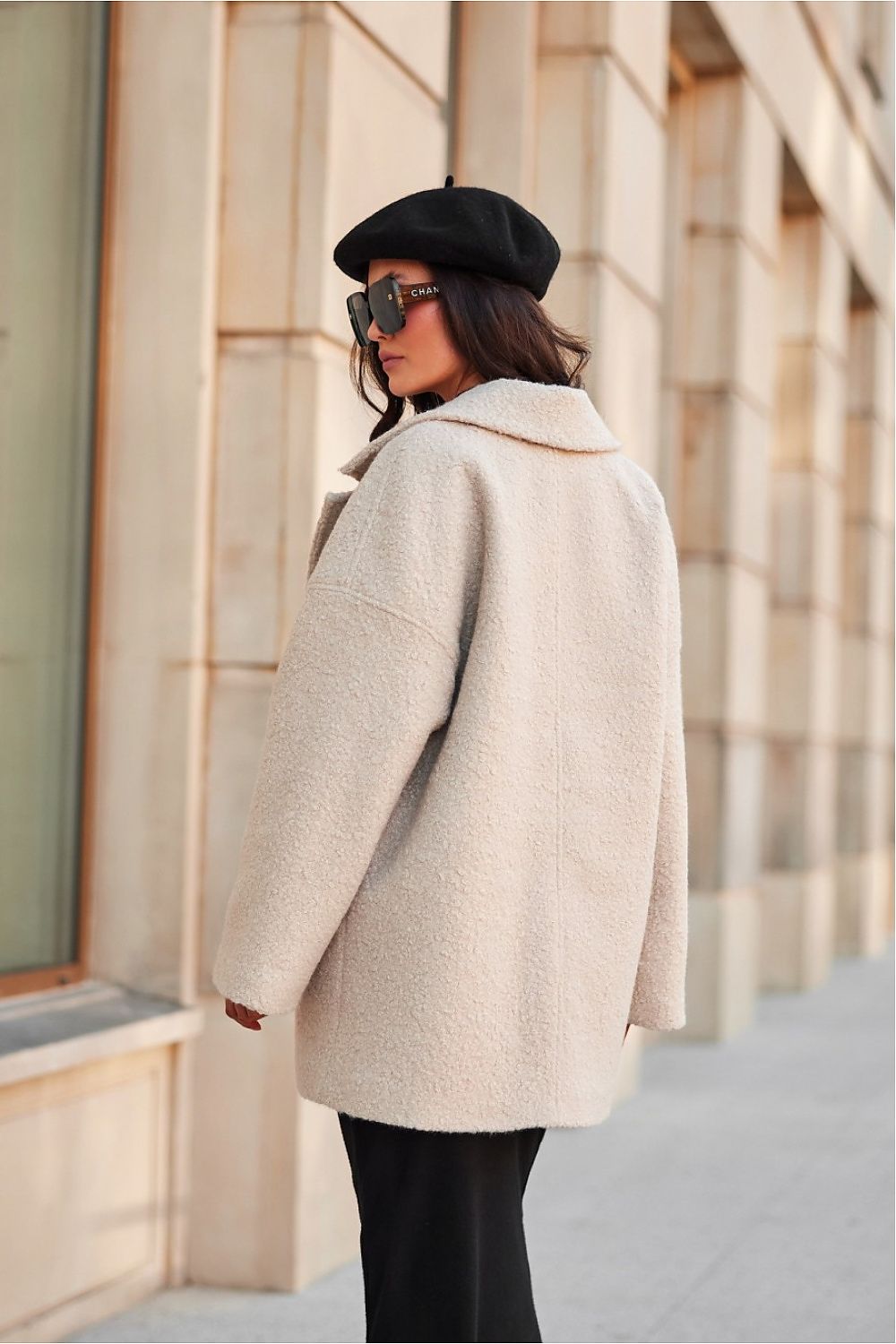   Kurtka Damska Model Camila BEJ KUR0029 Light Beige - Roco Fashion 