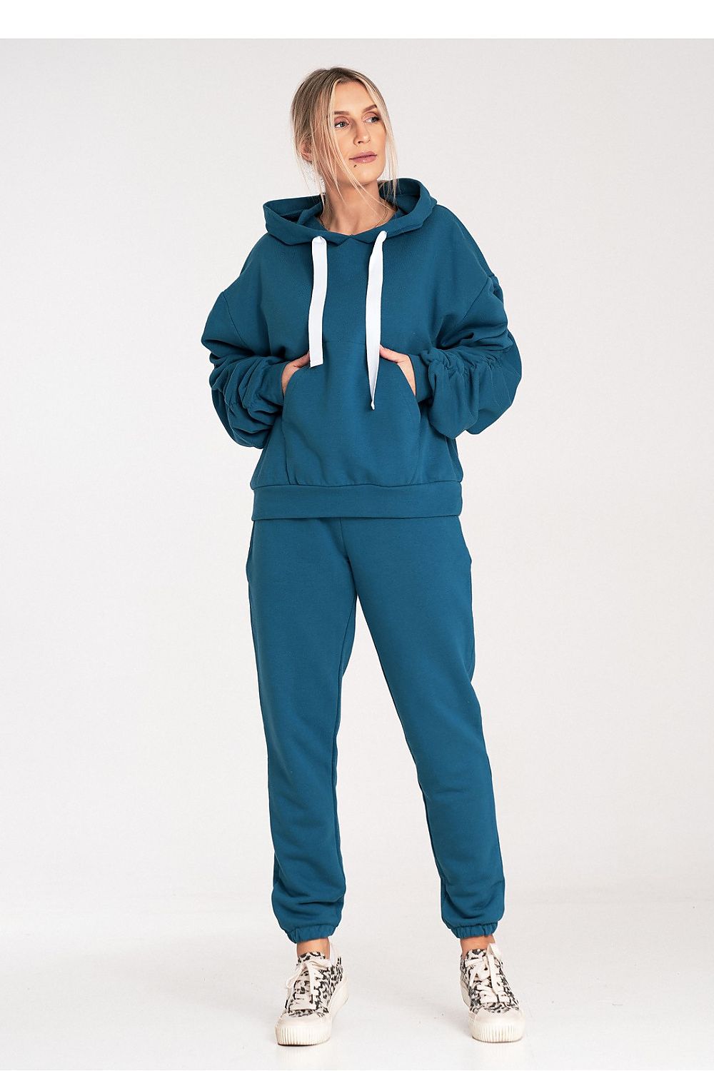  Spodnie Damskie Model M1056 Blue - Figl 