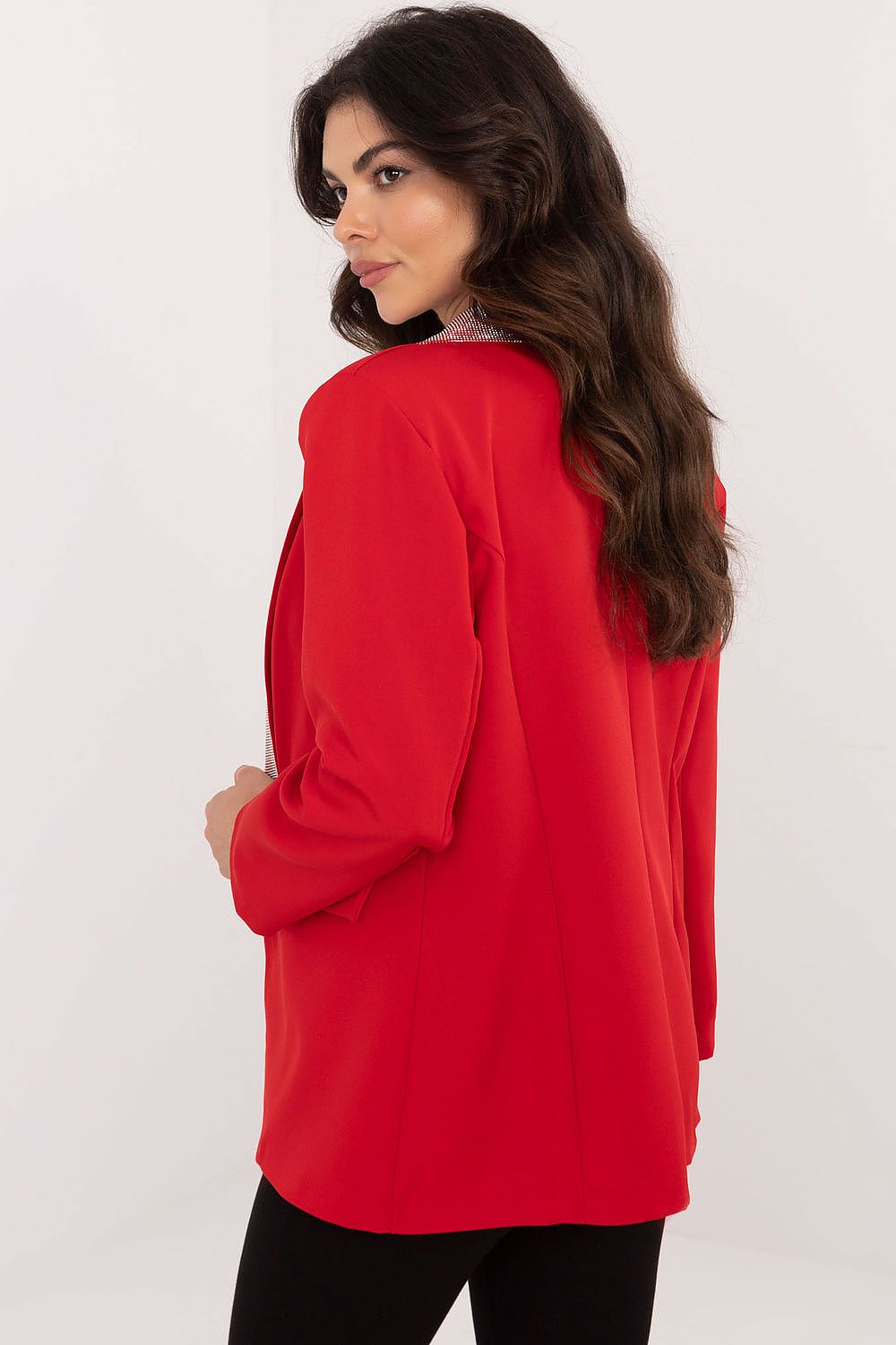   Marynarka Model DHJ-MA-19926.85P Red - Italy Moda 