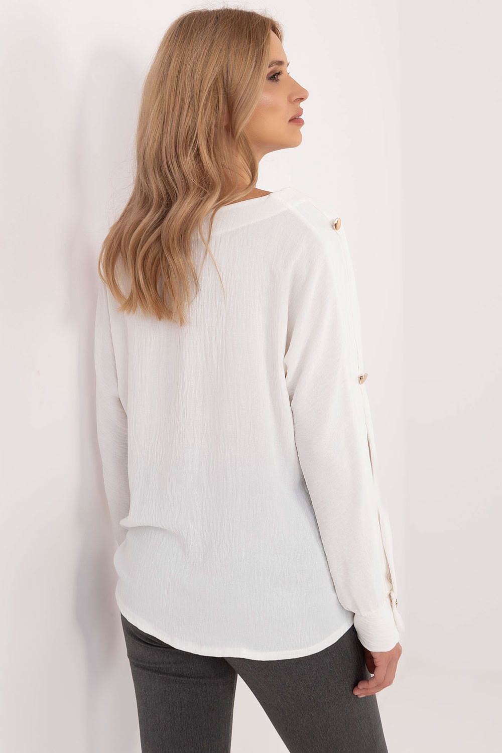   Bluzka Model MI-BZ-98684.89 White - Italy Moda 
