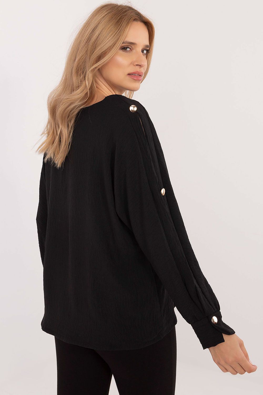   Bluzka Model MI-BZ-98684.89 Black - Italy Moda 