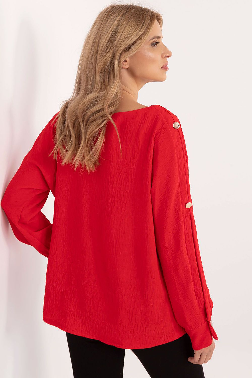   Bluzka Model MI-BZ-98684.89 Red - Italy Moda 