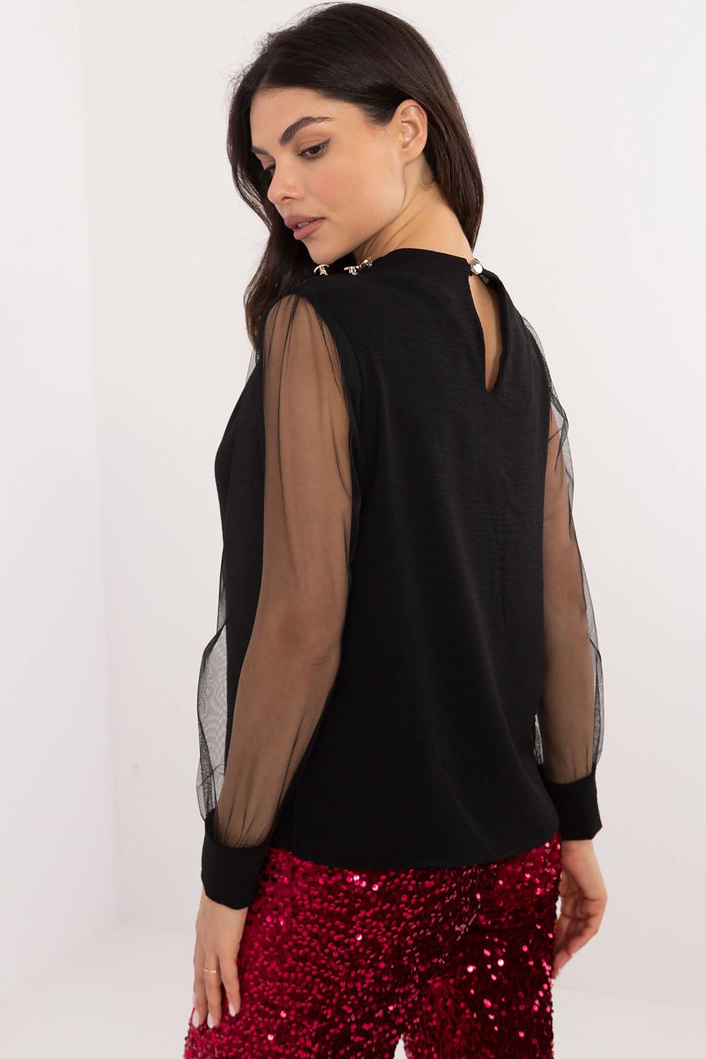   Bluzka Model MI-BZ-278519.03X Black - Italy Moda 
