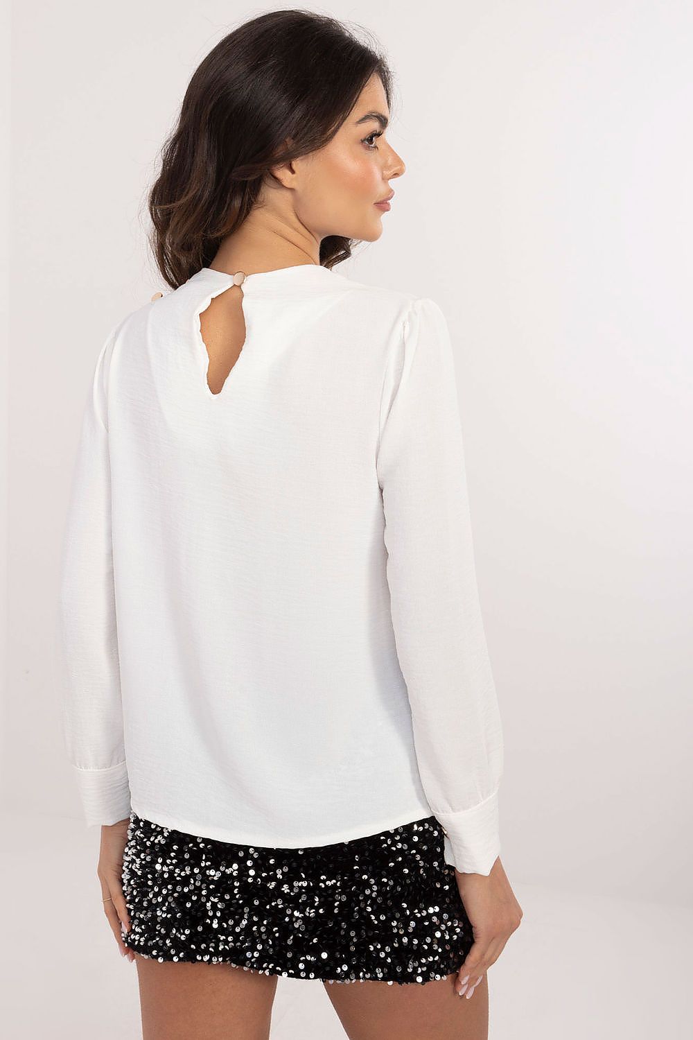   Bluzka Model MI-BZ-278519-1.40 White - Italy Moda 
