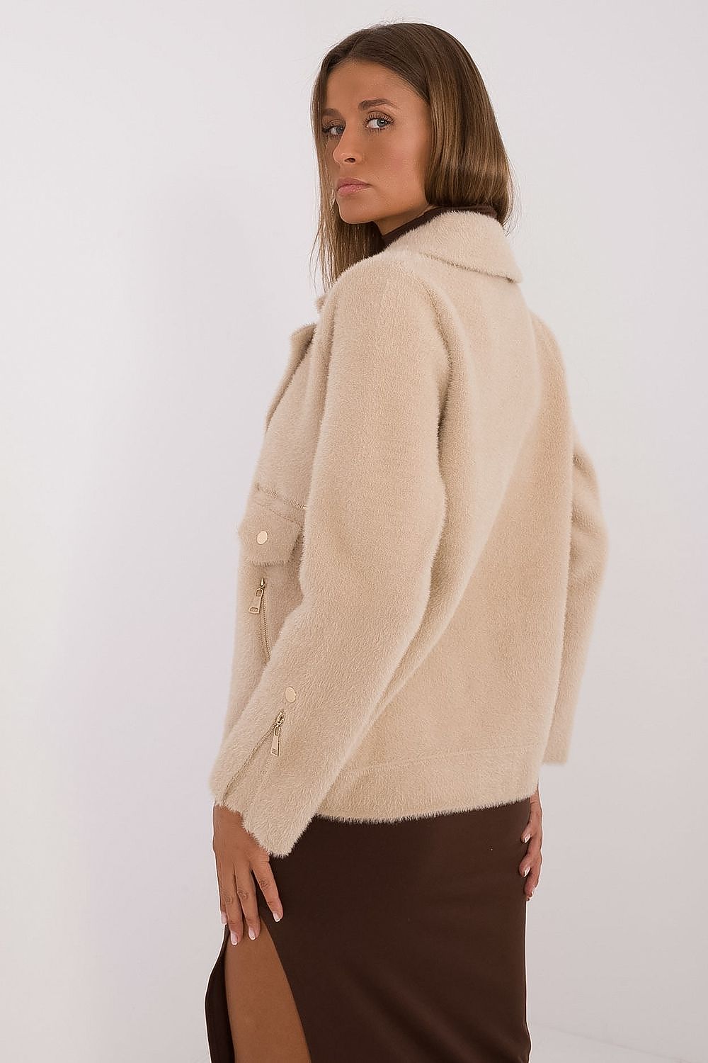   Kurtka Damska Model MBM-KR-250.77 Beige - MBM 