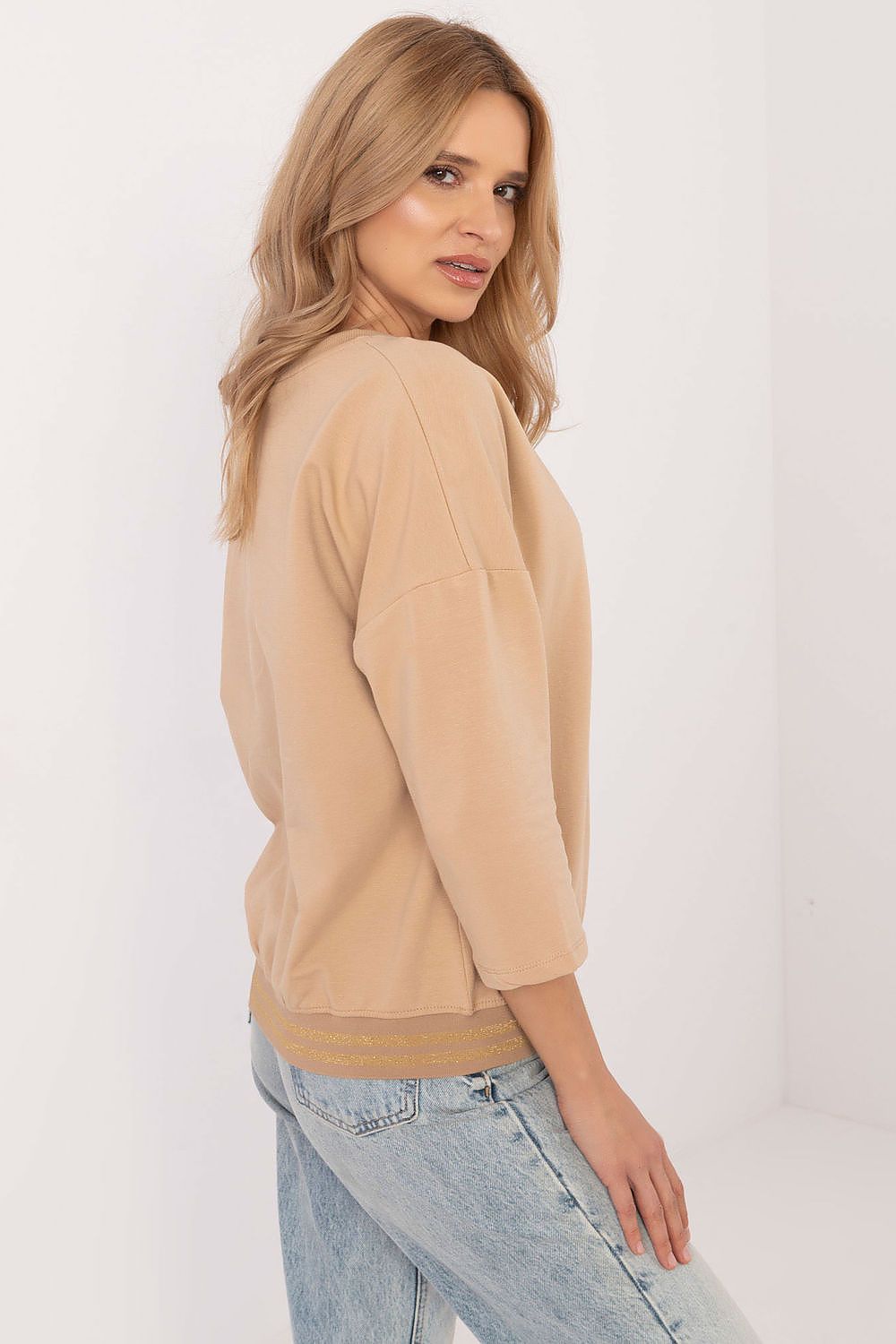   Bluzka Model CLM-BZ-1268.67 Camel - Factory Price 
