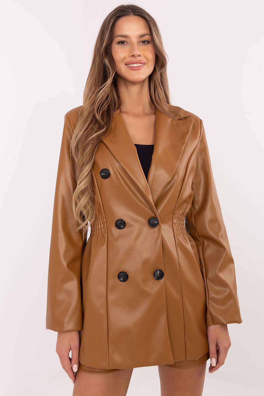   Marynarka Model DHJ-MA-A8683.37 Camel - Italy Moda 