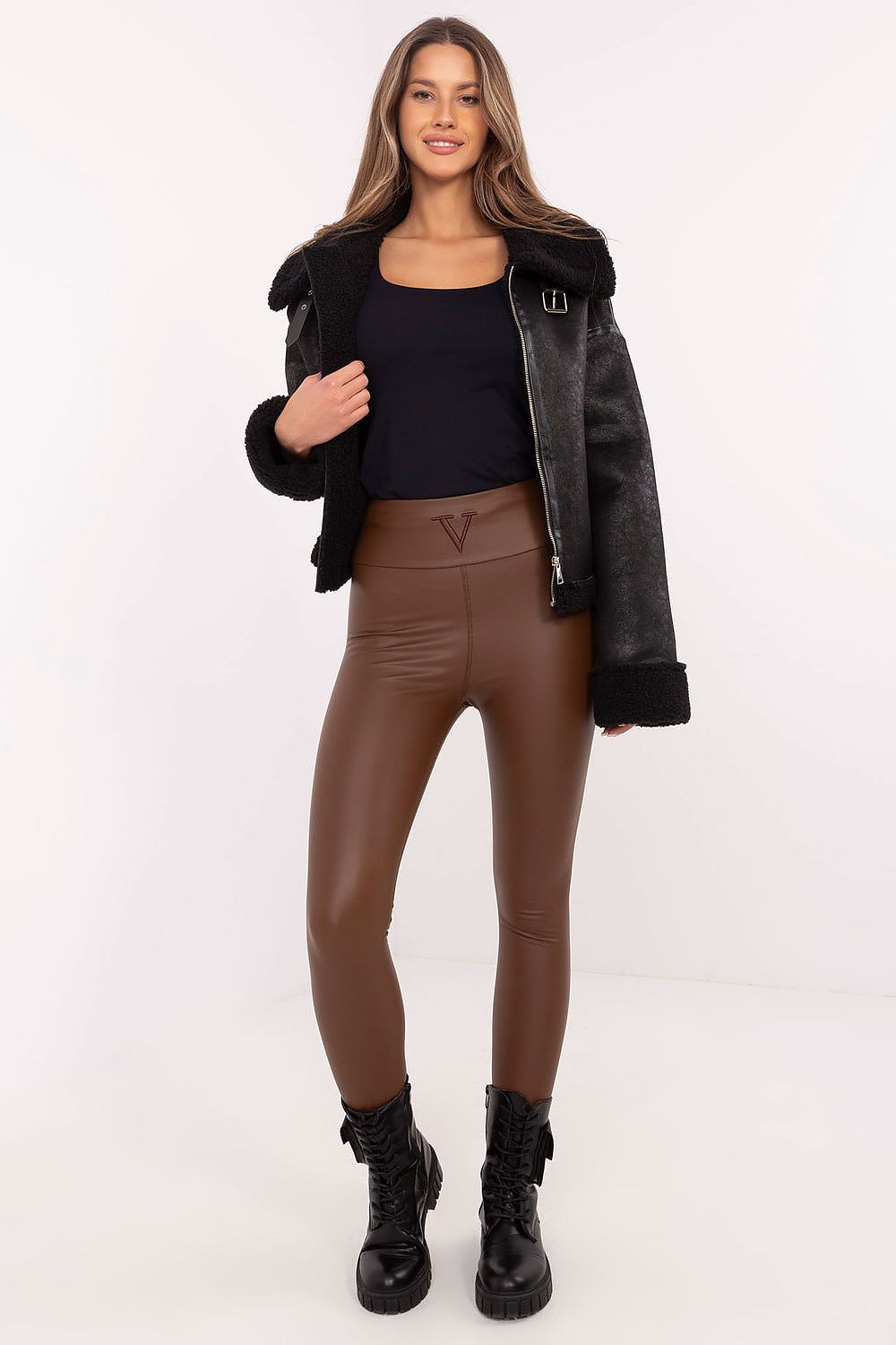   Legginsy Model NM-LG-TR1853.23 Brown - NM 