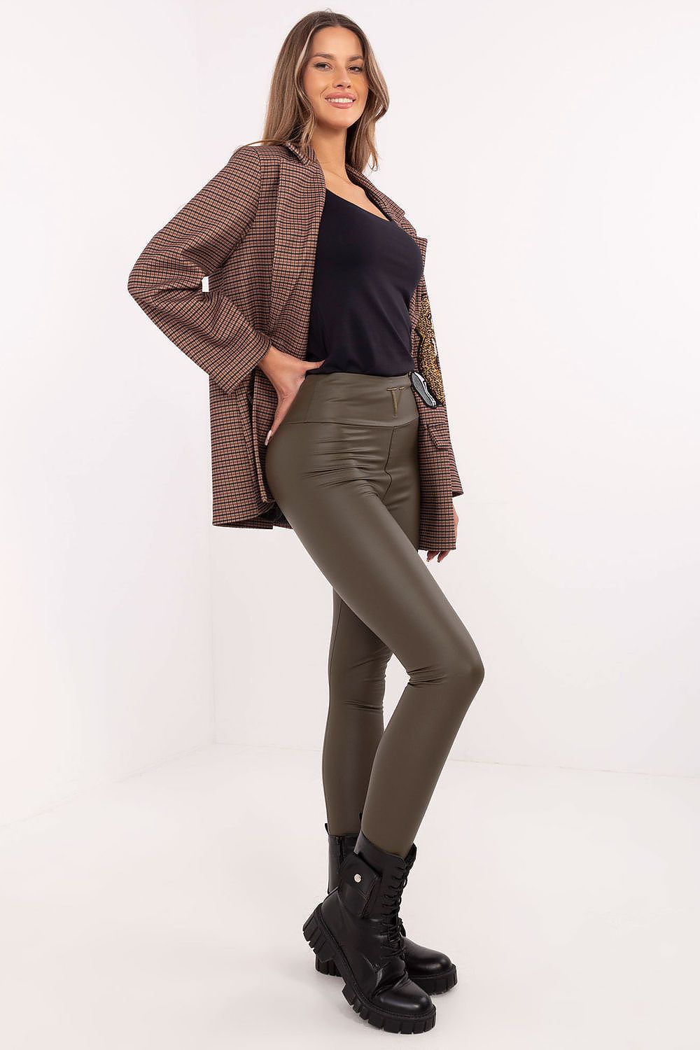   Legginsy Model NM-LG-TR1853.23 Khaki - NM 