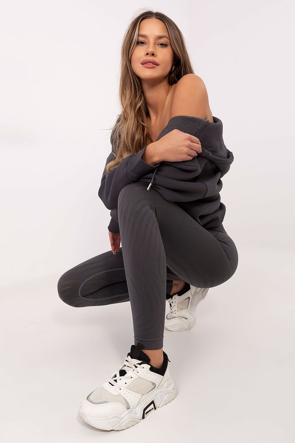   Legginsy Model NM-LG-NOU009.39 Dark Grey - NM 