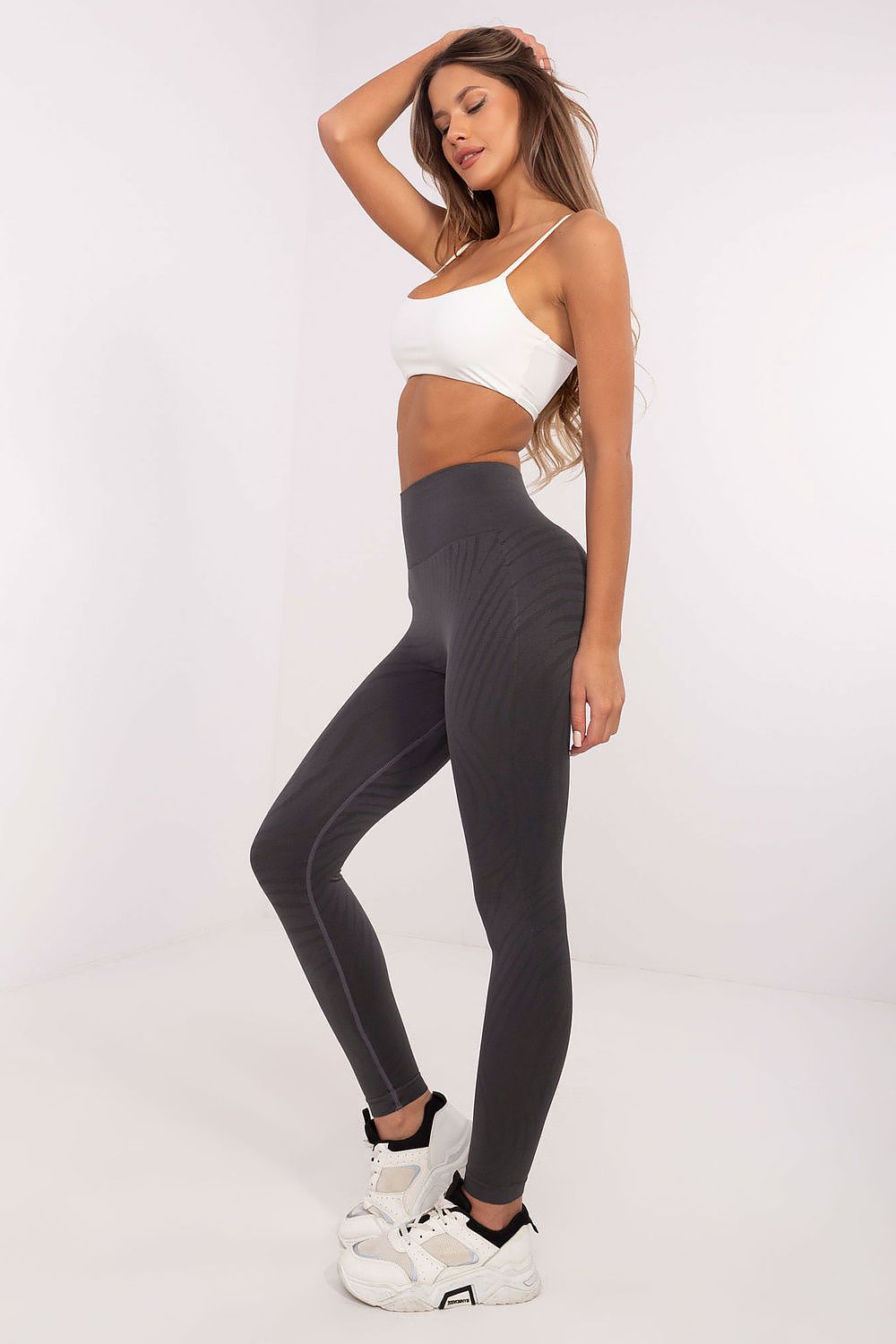   Legginsy Model NM-LG-NOU009.39 Dark Grey - NM 
