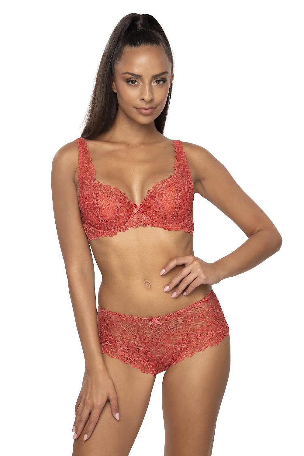  Szorty Model Carmela F-053/54/2 Cegła - Mat 