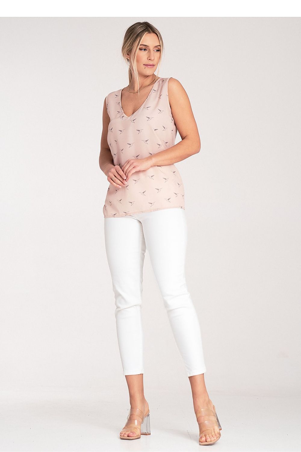  Bluzka Model M1076 Pink - Figl 