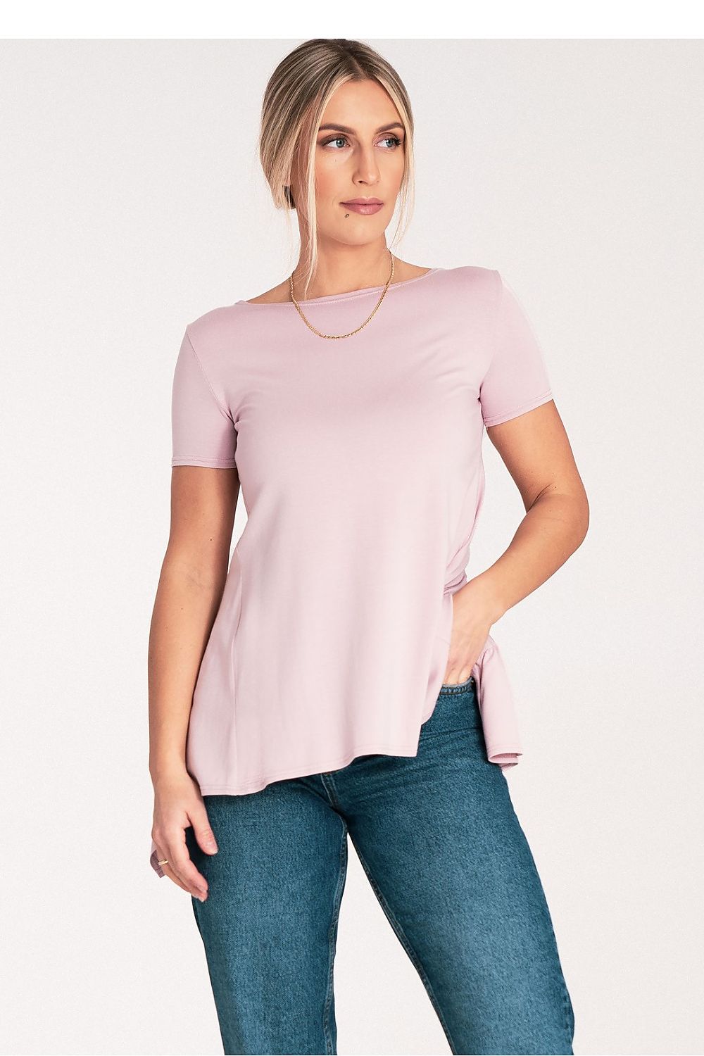   Bluzka Model M1051 Pink - Figl 