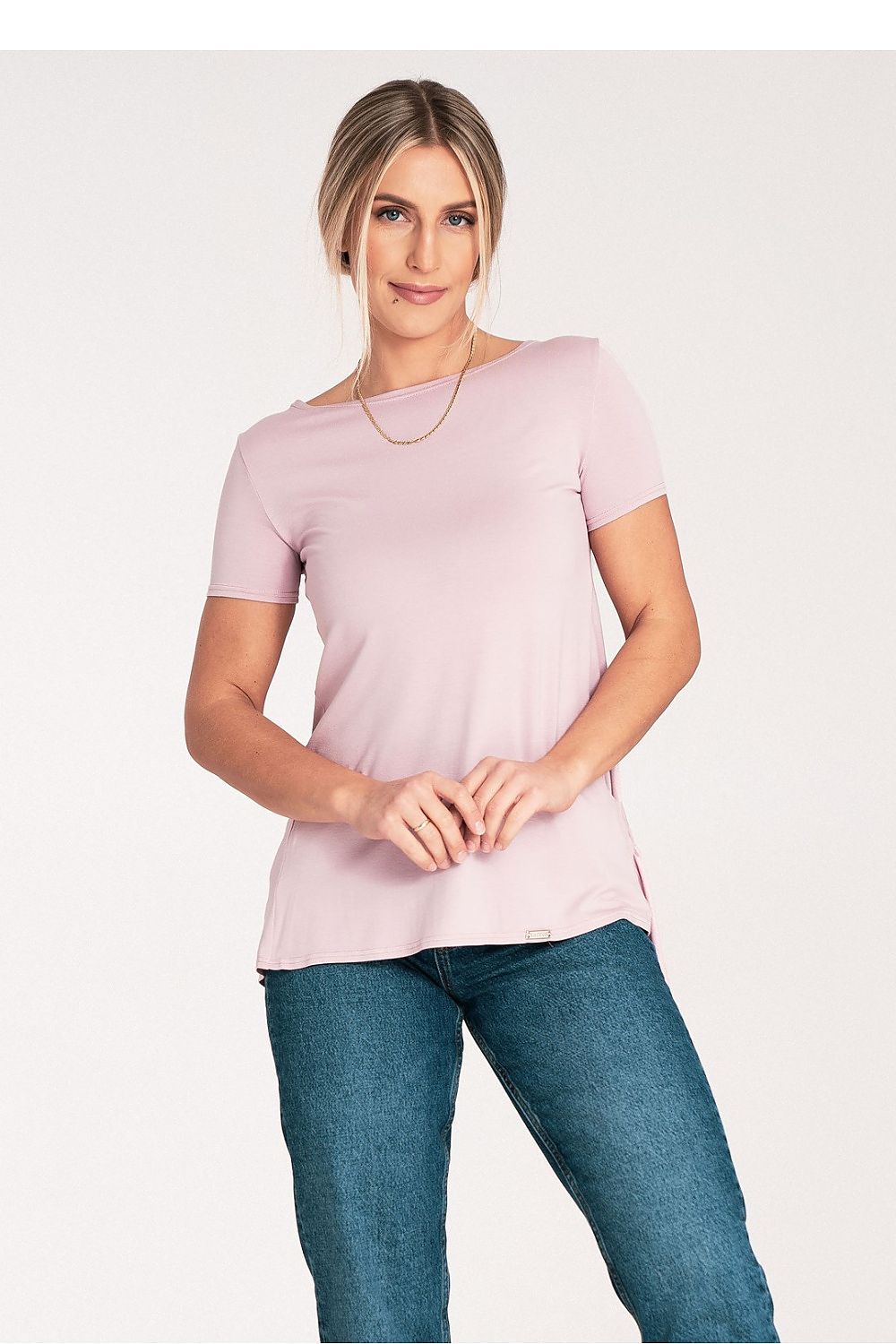   Bluzka Model M1051 Pink - Figl 