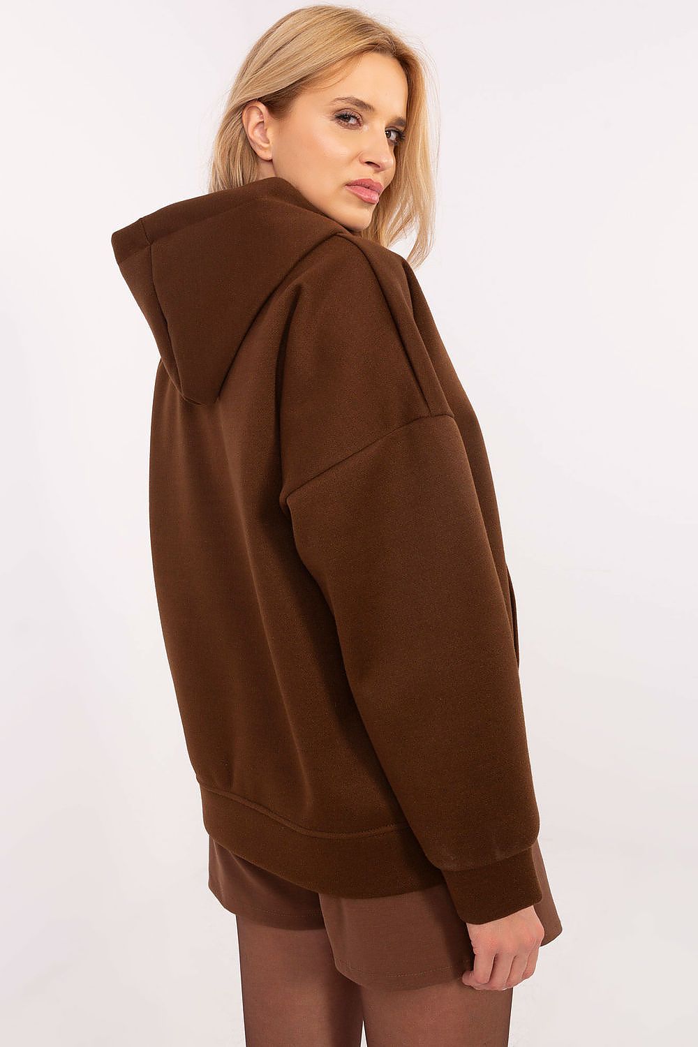   Bluza Damska Model DHJ-BL-A8695.65P Brown - Italy Moda 