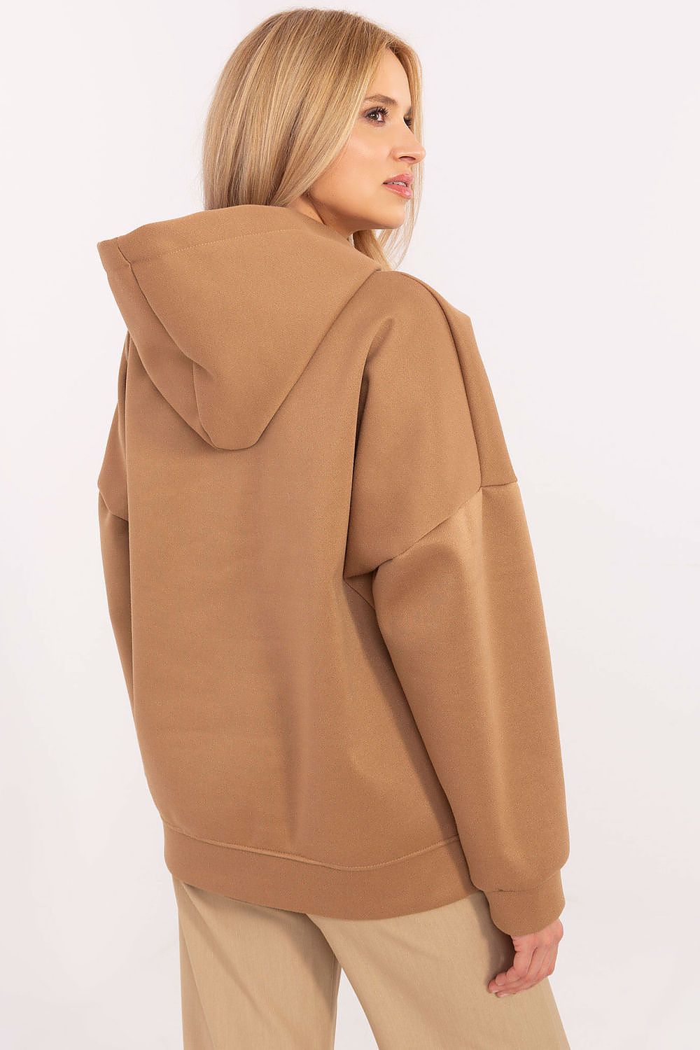   Bluza Damska Model DHJ-BL-A8695.65P Camel - Italy Moda 