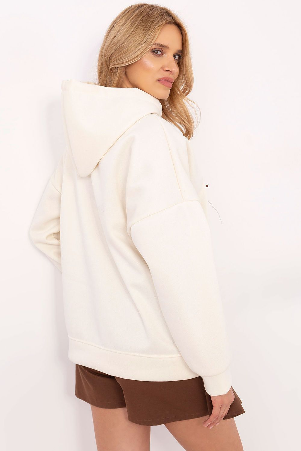   Bluza Damska Model DHJ-BL-A8695.65P Light Beige - Italy Moda 