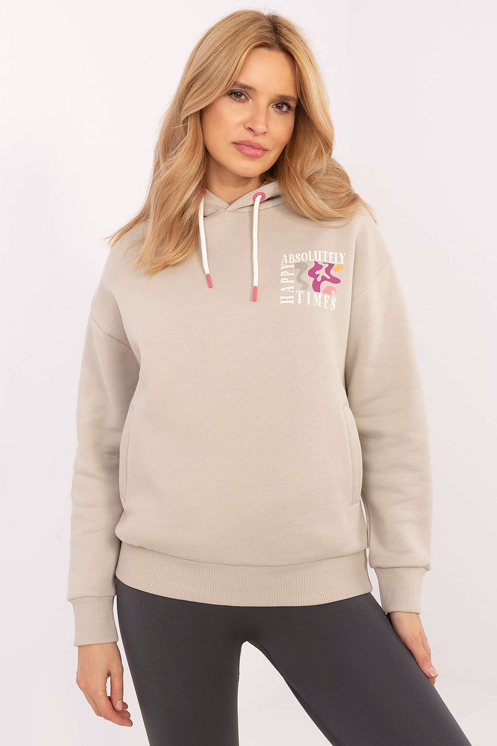   Bluza Damska Model D10600T02420M Beige - Sublevel 