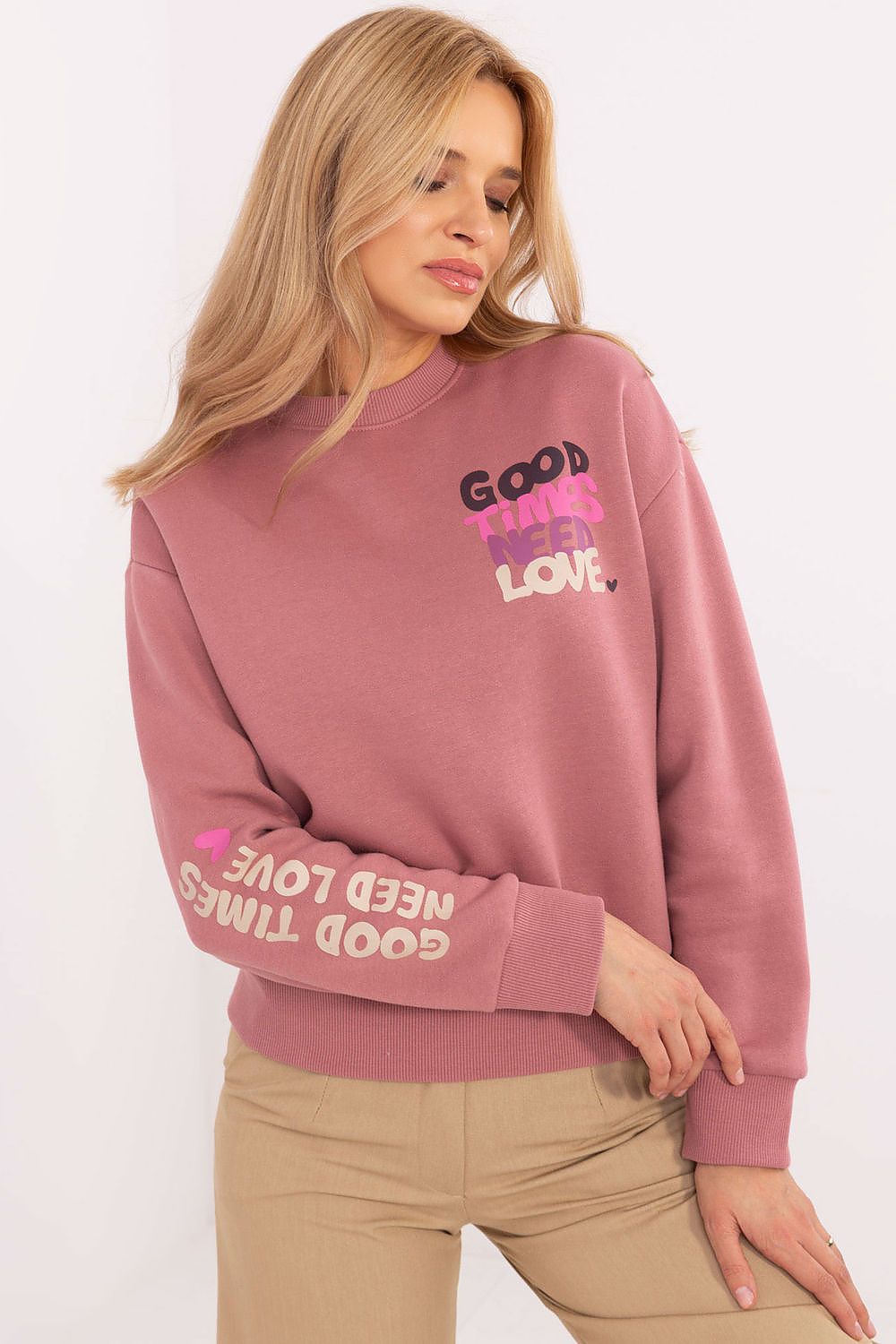   Bluza Damska Model D10600T02695A Dark Pink - Sublevel 