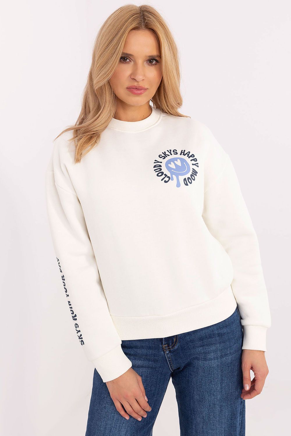   Bluza Damska Model D10600T02695A White - Sublevel 