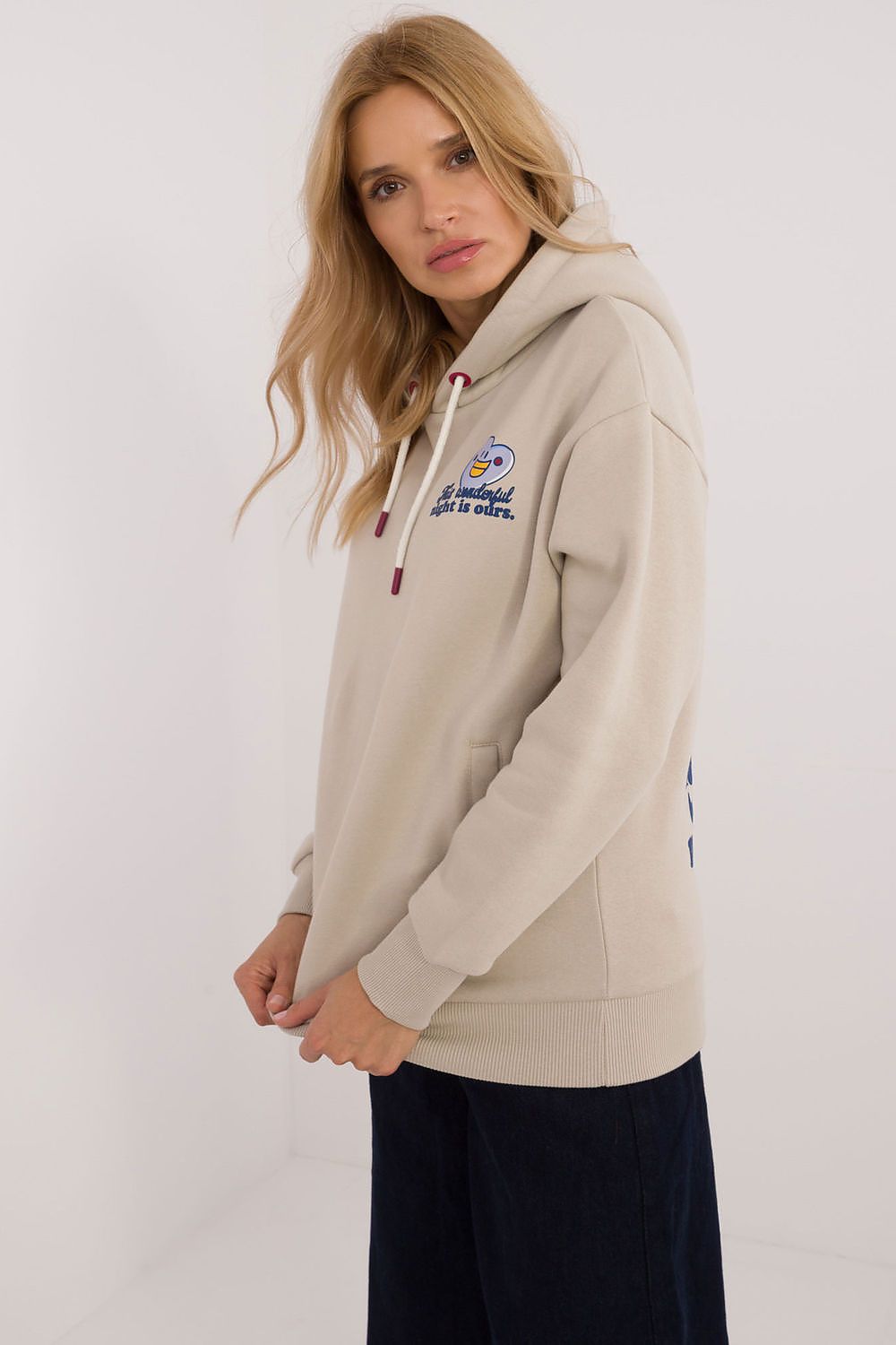   Bluza Damska Model D10600T02420I Beige - Sublevel 