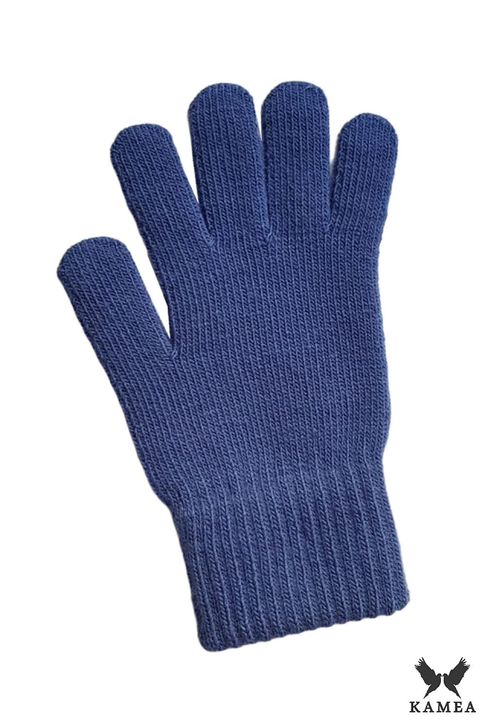   RĘKAWICZKI*04 damskie zimowe kolor jeans - Kamea 