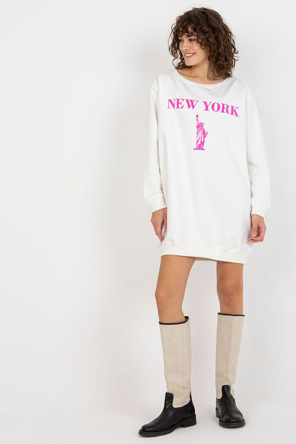   Bluza Damska Model VI-BL-3212.15X White/Pink - Factory Price 