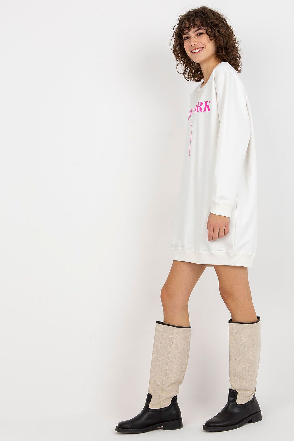   Bluza Damska Model VI-BL-3212.15X White/Pink - Factory Price 
