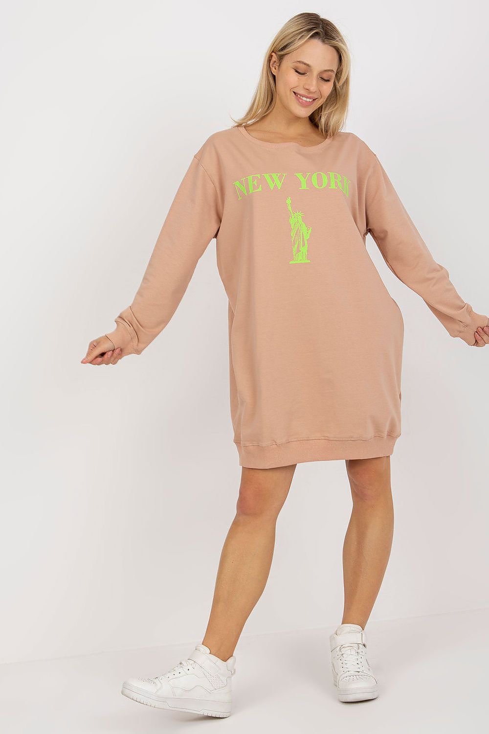   Bluza Damska Model VI-BL-3212.15X beige/Green - Factory Price 
