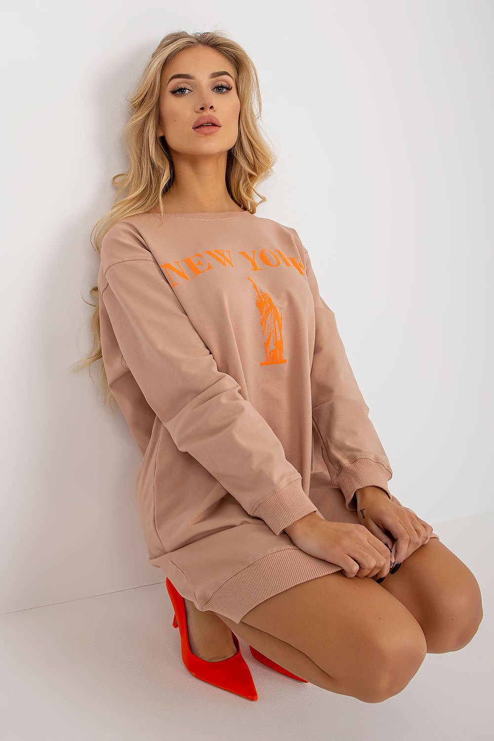   Bluza Damska Model VI-BL-3212.15X Beige - Factory Price 