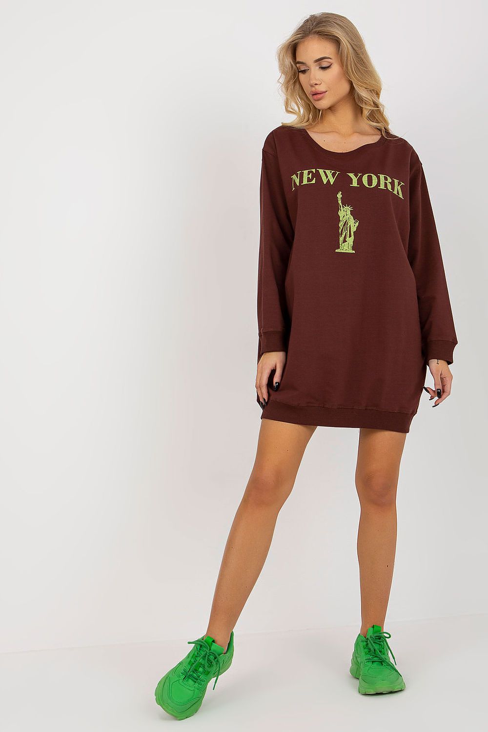   Bluza Damska Model VI-BL-3212.15X Dark Brown - Factory Price 