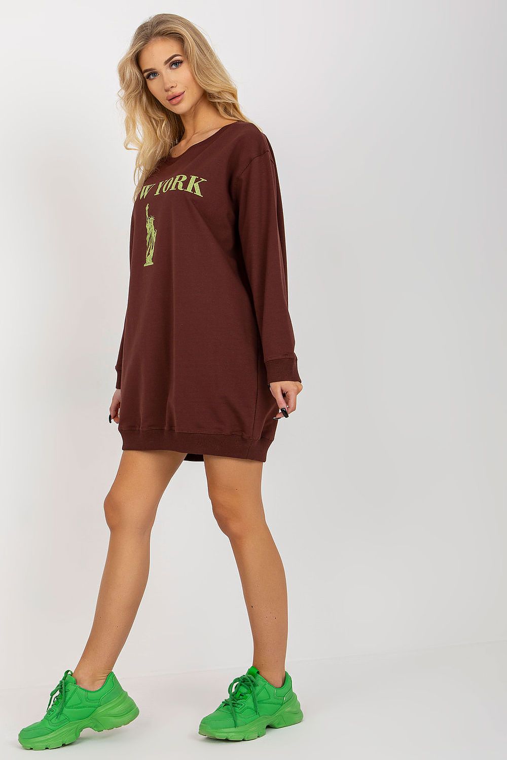   Bluza Damska Model VI-BL-3212.15X Dark Brown - Factory Price 
