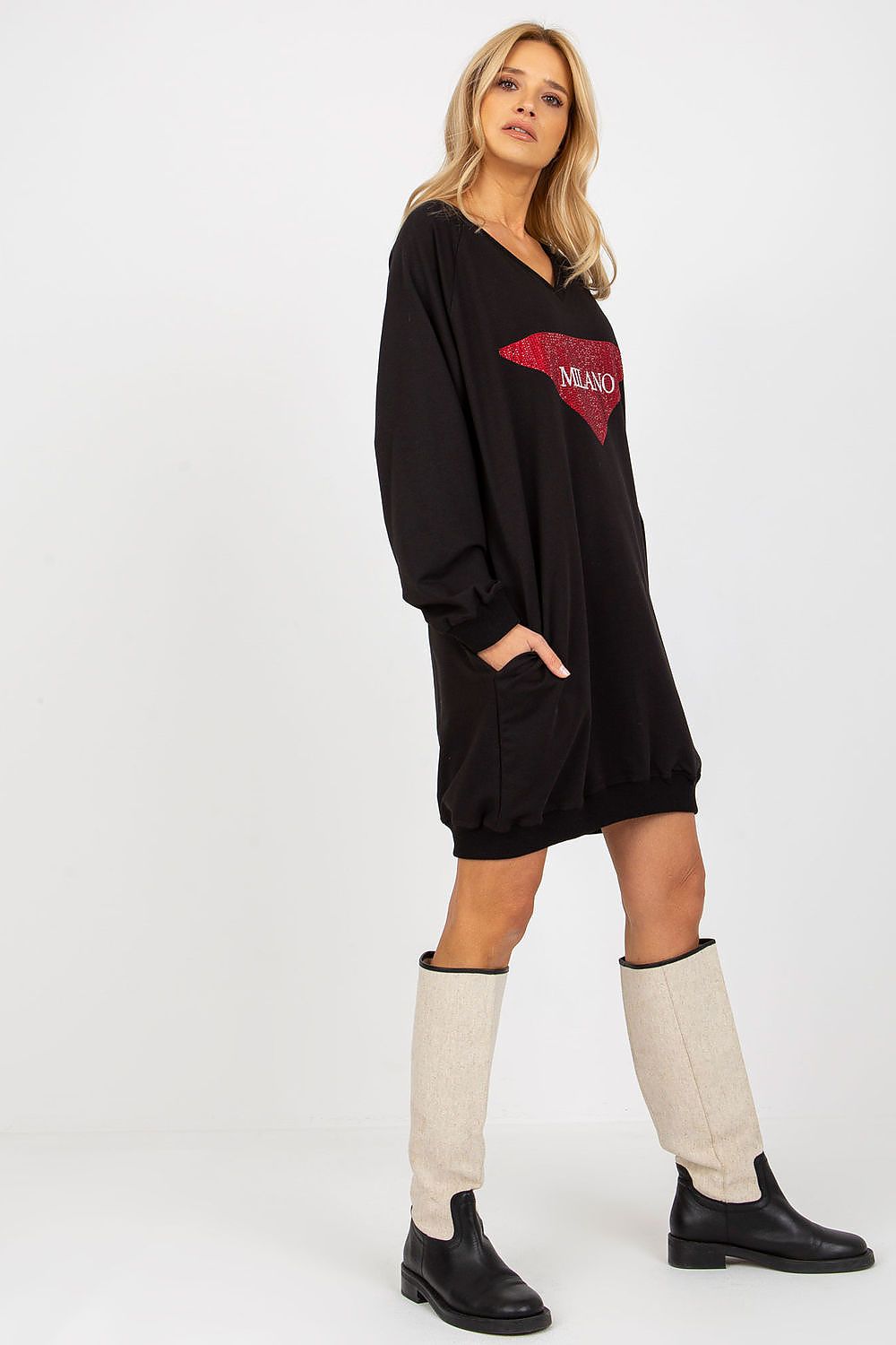   Bluza Damska Model VI-BL-3113.73P Black - Factory Price 