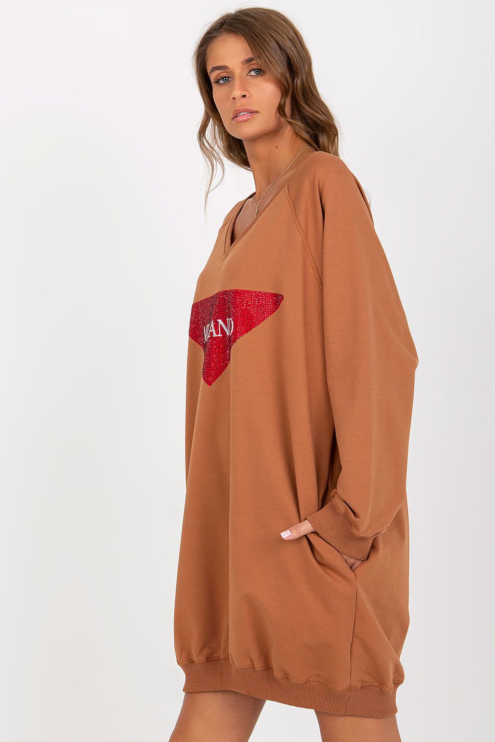   Bluza Damska Model VI-BL-3113.73P Light Brown - Factory Price 