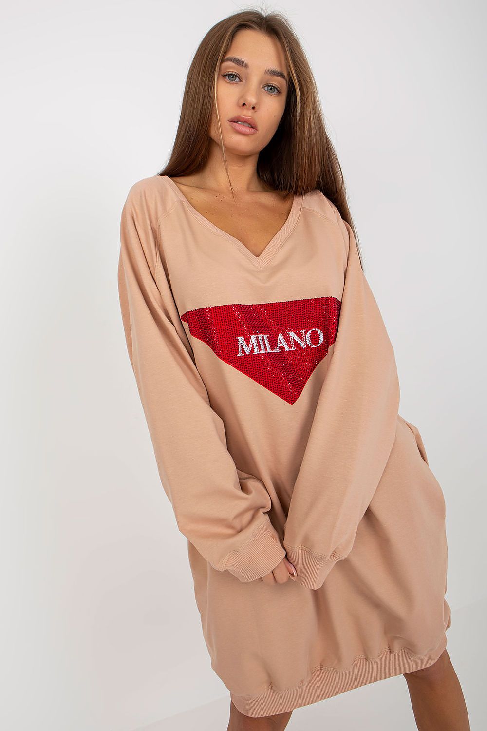   Bluza Damska Model VI-BL-3113.73P Dark Beige - Factory Price 