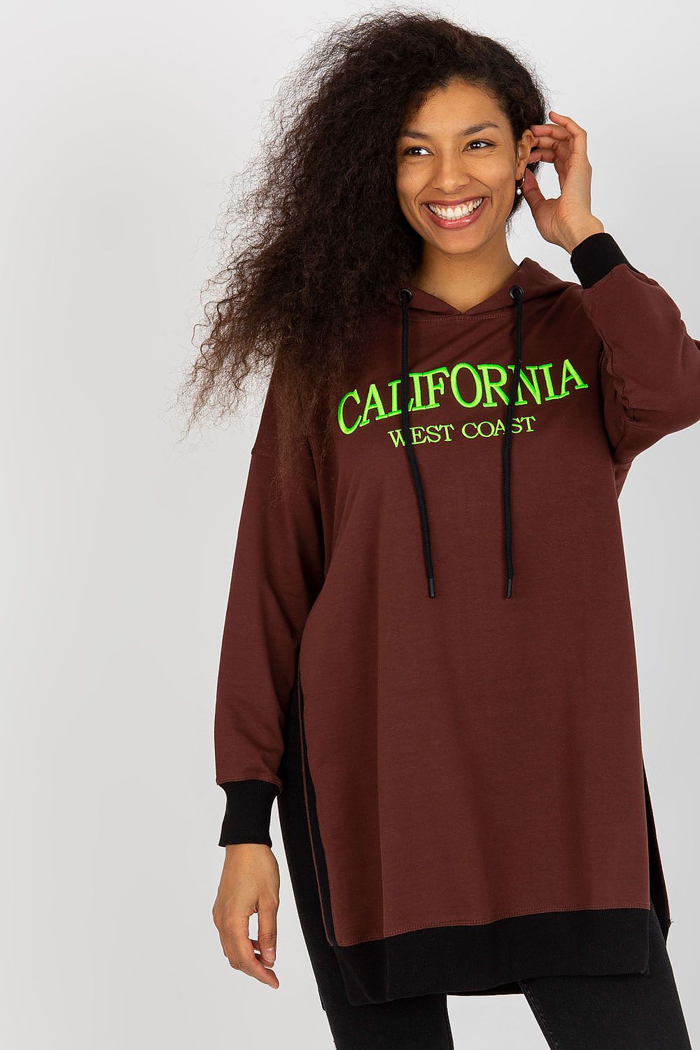   Bluza Damska Model VI-BL-327.70P Dark Brown - Factory Price 