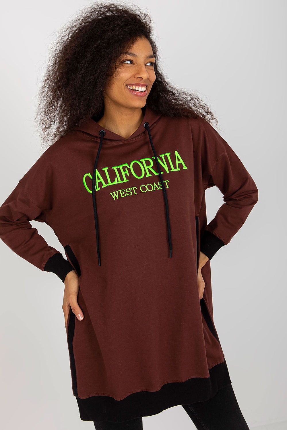   Bluza Damska Model VI-BL-327.70P Dark Brown - Factory Price 