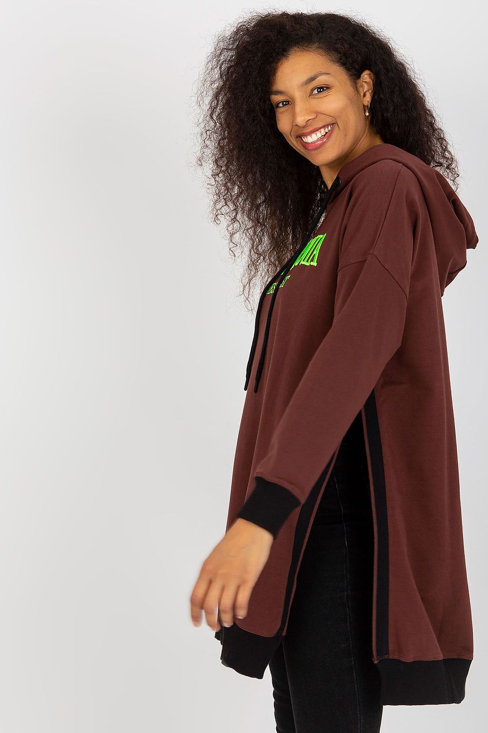   Bluza Damska Model VI-BL-327.70P Dark Brown - Factory Price 
