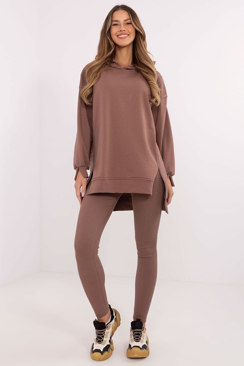  Spodnie Komplet Model EM-KMPL-858.05X Brown - Factory Price 