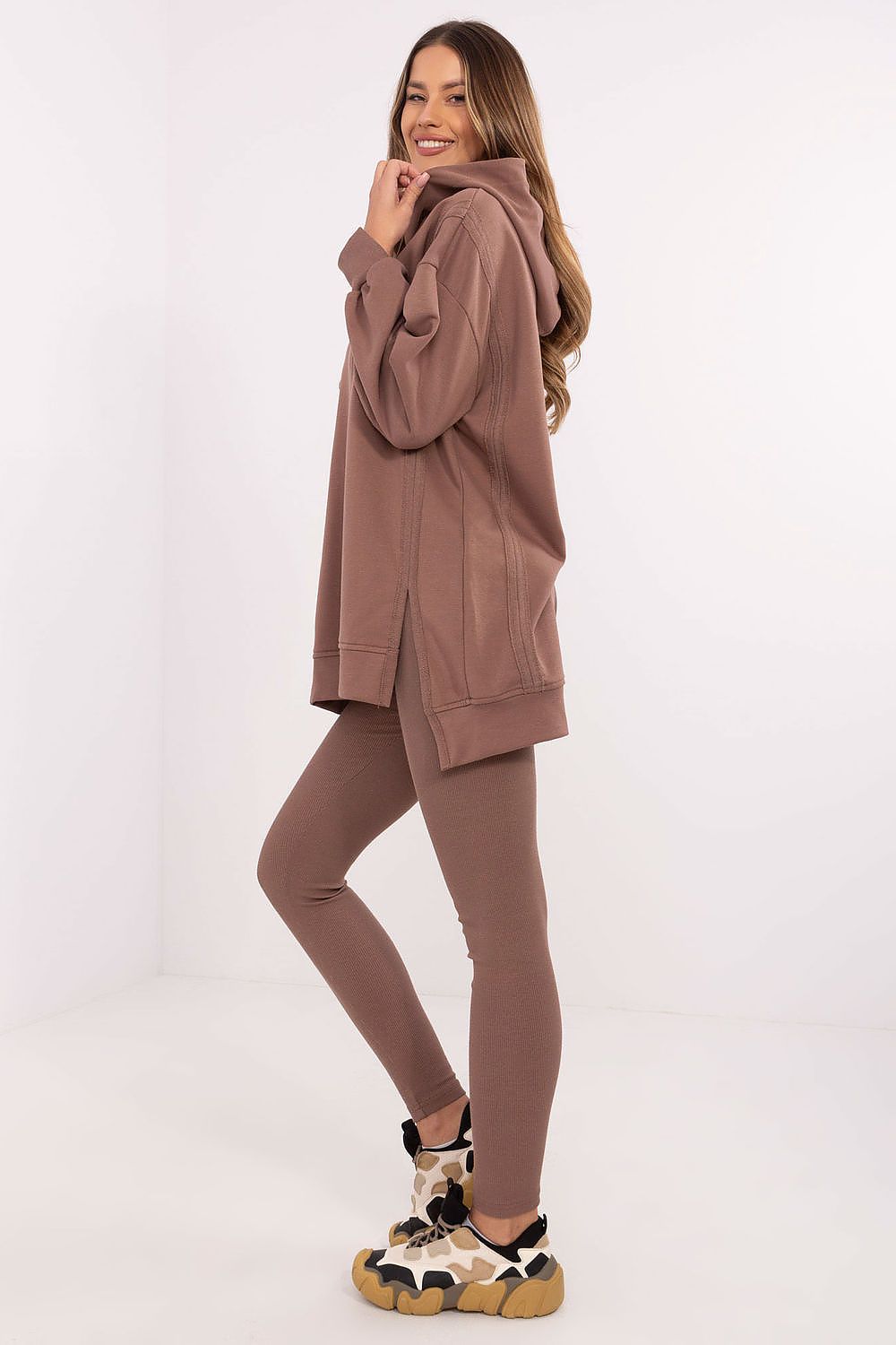  Spodnie Komplet Model EM-KMPL-858.05X Brown - Factory Price 