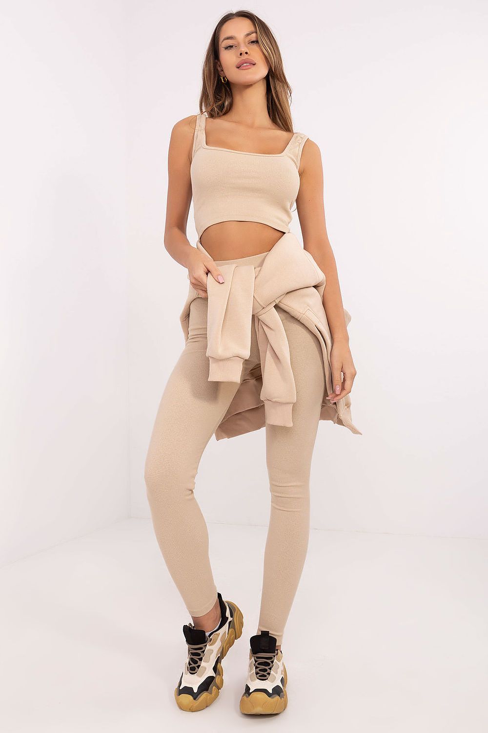  Spodnie Komplet Model EM-KMPL-849.94P Beige - Factory Price 