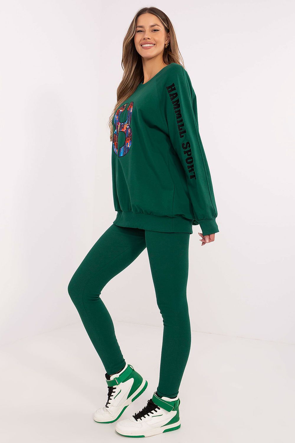  Spodnie Komplet Model EM-KMPL-850.18 Dark Green - Factory Price 